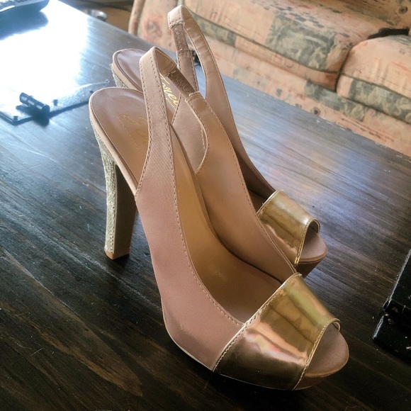 Forever by Paula Abdul Suede Lace High Heels👑💅🏻 - Picture 2 of 13